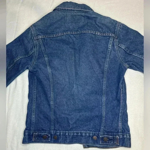 Vintage Levi's Denim Jacket Women's Red tab - Picture 6 of 13
